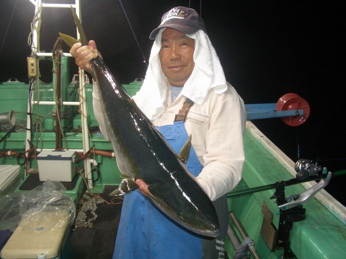 小樽沖　イカ釣り