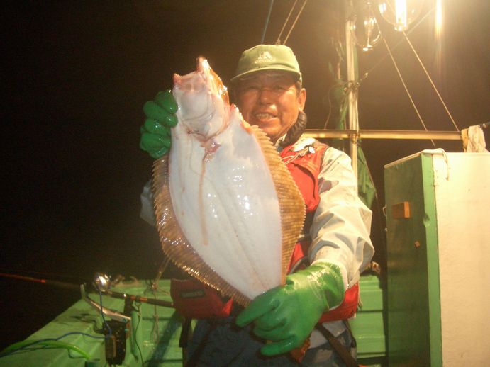 午後便　小樽沖　ヒラメ釣り