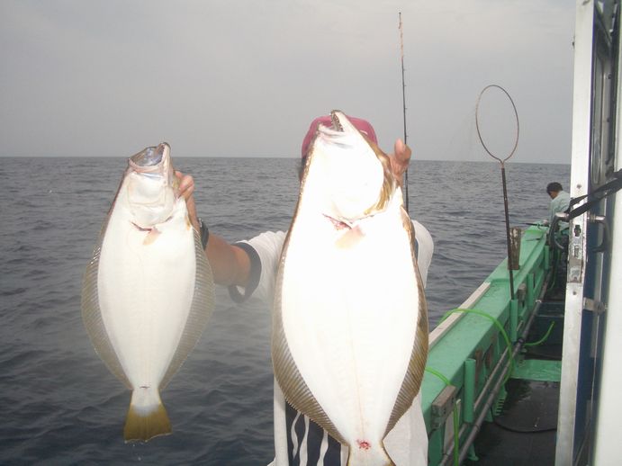 小樽沖　ヒラメ釣り