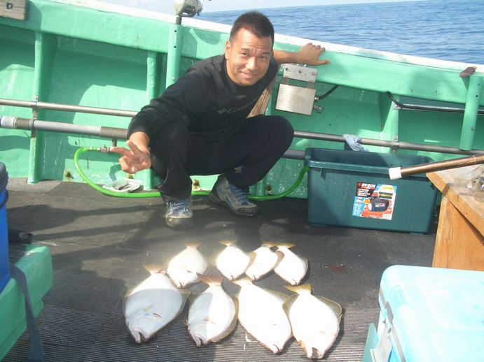 小樽沖　ヒラメ釣り