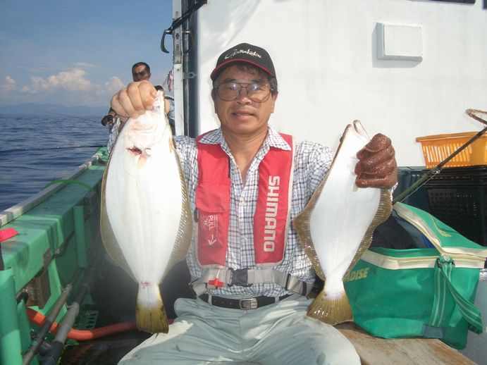 小樽沖　ヒラメ釣り