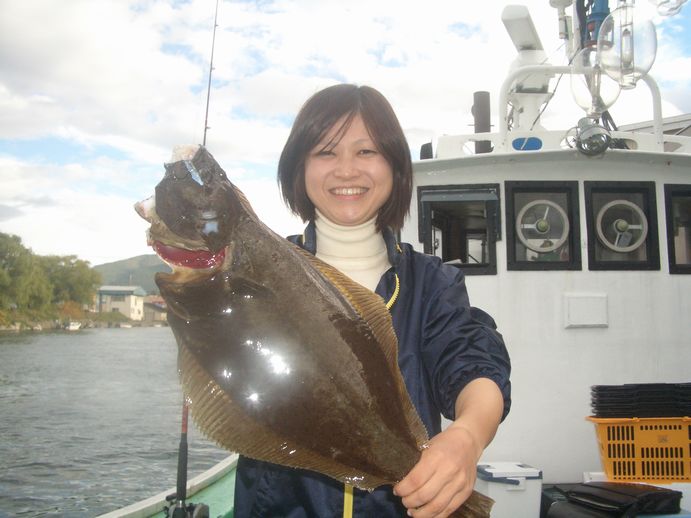 小樽沖　ヒラメ釣り