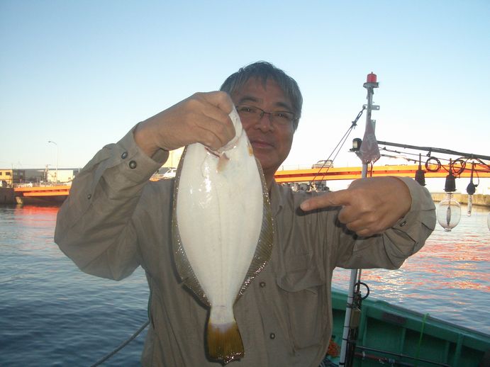 小樽沖　ヒラメ釣り