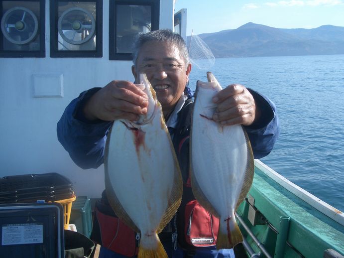 小樽沖　ヒラメ釣り