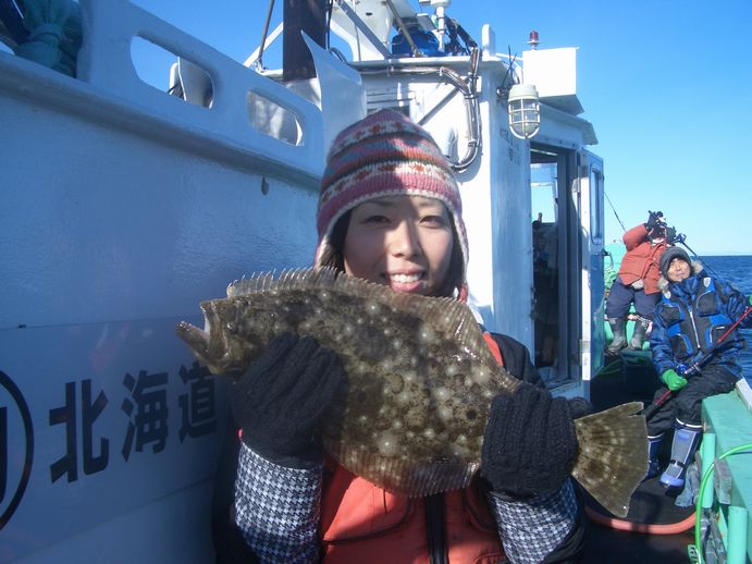 小樽沖　ヒラメ釣り