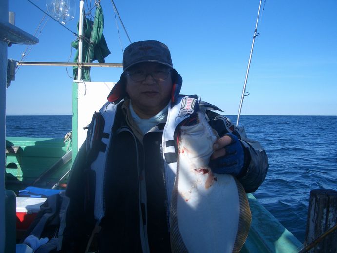 小樽沖　ヒラメ釣り