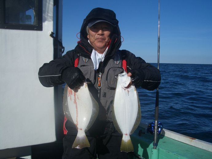 小樽沖　ヒラメ釣り