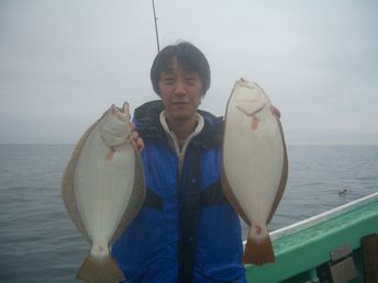 小樽沖ヒラメ釣り