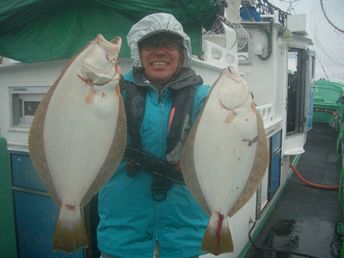 小樽沖ヒラメ釣り