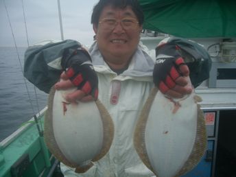 小樽沖ヒラメ釣り