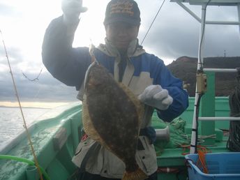 小樽沖　ヒラメ釣り