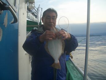 小樽沖　ヒラメ釣り