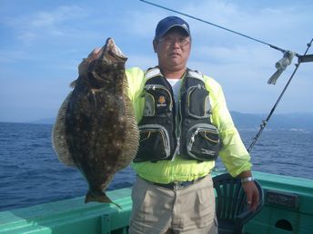 小樽沖　ヒラメ釣り