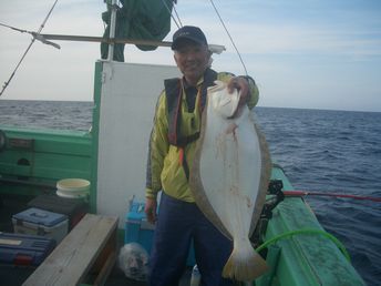 小樽沖　ヒラメ釣り