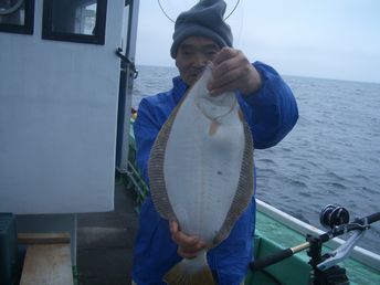 小樽沖　ヒラメ釣り