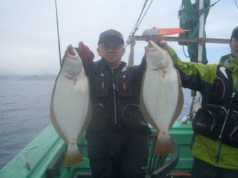 小樽沖　ヒラメ釣り