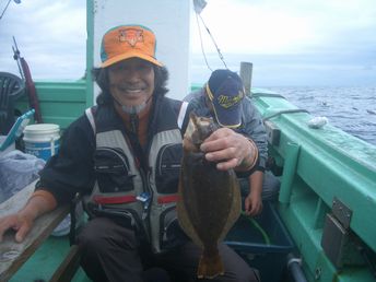 小樽沖ヒラメ釣り