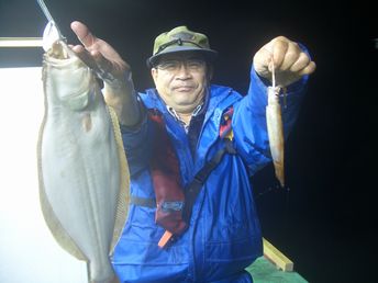 小樽沖　ヒラメ釣り