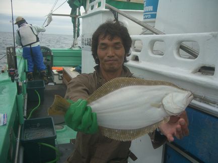 小樽沖　ヒラメ釣り