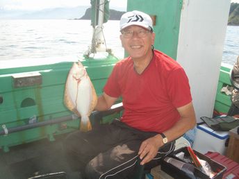 小樽沖　ヒラメ釣り