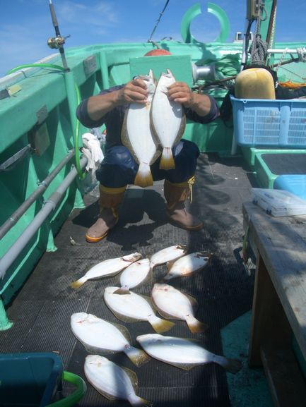 小樽沖　ヒラメ釣り