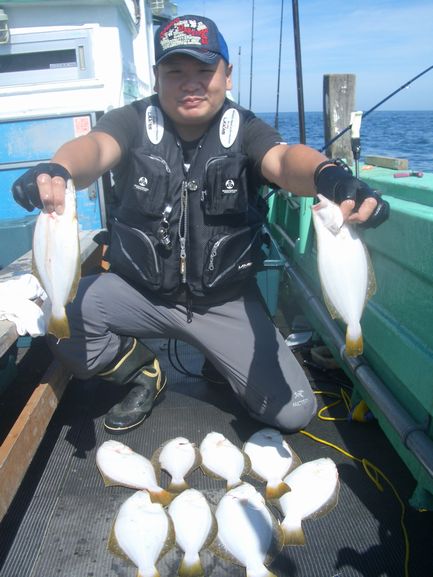 小樽沖  ヒラメ釣り