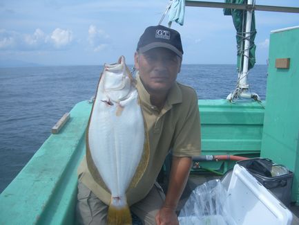 小樽沖  ヒラメ釣り