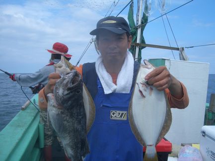 小樽沖　ヒラメ釣り