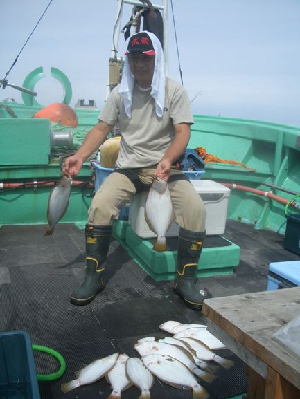 小樽沖　ヒラメ釣り