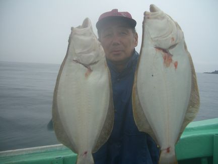 小樽沖　ヒラメ釣り