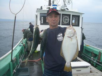 小樽沖　ヒラメ釣り