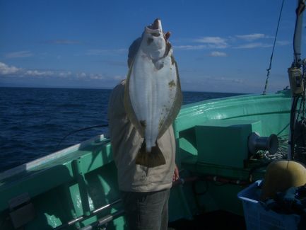 小樽沖　ヒラメ釣り