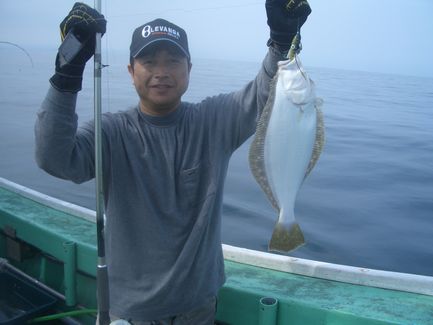 小樽沖　ヒラメ釣り