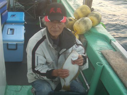 小樽沖　ヒラメ釣り