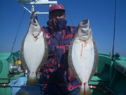 小樽沖  ヒラメ釣り