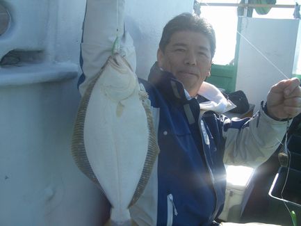 小樽沖　ヒラメ釣り