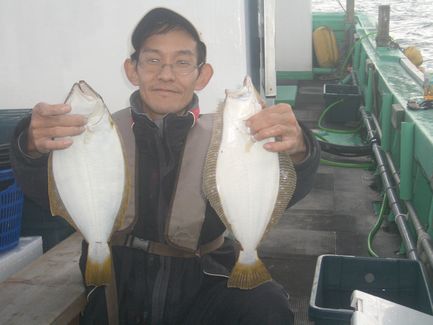 小樽沖  ヒラメ釣り