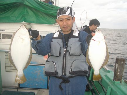 小樽沖　ヒラメ釣り