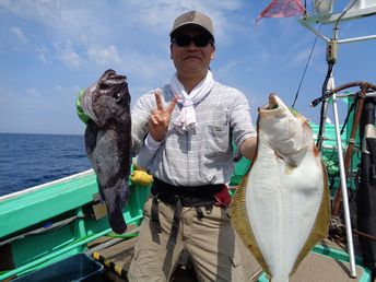 小樽　小樽沖　ヒラメ釣り