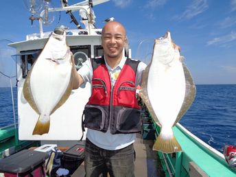 小樽　小樽沖　ヒラメ釣り