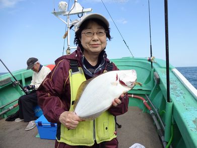 小樽　小樽沖　ヒラメ釣り