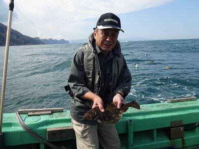 小樽　小樽沖　ヒラメ釣り