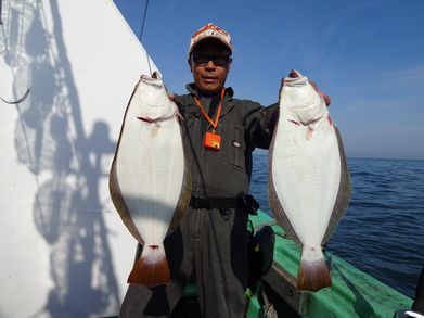 小樽　小樽沖　ヒラメ釣り