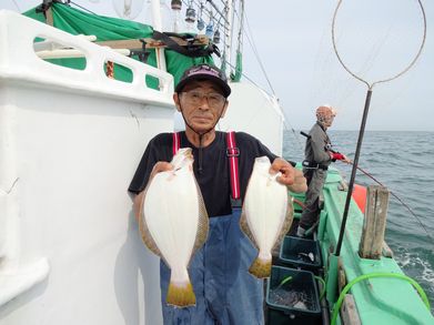 小樽　小樽沖　ヒラメ釣り