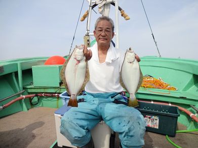 小樽　小樽沖　ヒラメ釣り