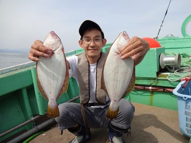 小樽　小樽沖　ヒラメ釣り