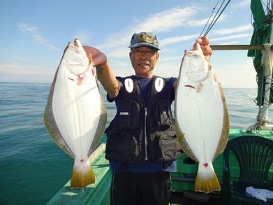 小樽　小樽沖　ヒラメ釣り