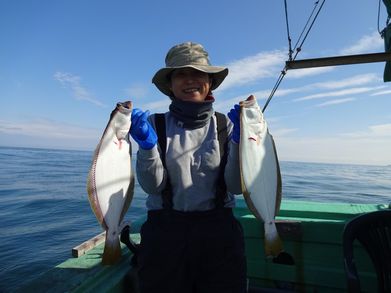 小樽　小樽沖　ヒラメ釣り