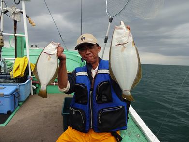 小樽　小樽沖　ヒラメ釣り