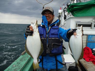 小樽　小樽沖　ヒラメ釣り